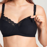 Gratlin Cotton Wireless Support Breastfeeding Bras Beige