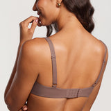 Women's Underwire Balconette Bra Brown Purple @model_info:ES2