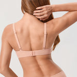 Women's Underwire Balconette Bra Blush Beige @model_info:ESA2