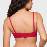 Women's Inbarely® Soft Deep V Triangle Bralette Lipstick Red