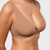 Women's Inbarely® Soft Deep V Triangle Bralette Snow White