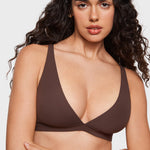 Women's Inbarely® Soft Deep V Triangle Bralette Black