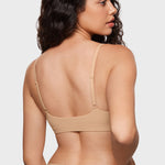 Women's Inbarely® Soft Deep V Triangle Bralette Hazelnut