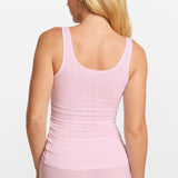 Modal Ribbed Sleeveless Lounge Tank Sweet Pink