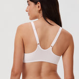 Women's Front Closure Unlined Bra - Underwire Coconut White