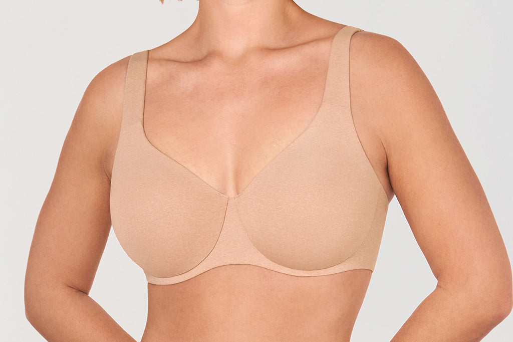 Women's Unlined Minimizer Bra Oatmeal Heather
