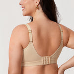 Women's Full Coverage Wireless Unlined Bra Light Oatmeal