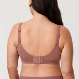 Women's Full Coverage Wireless Unlined Bra Vintage Rose