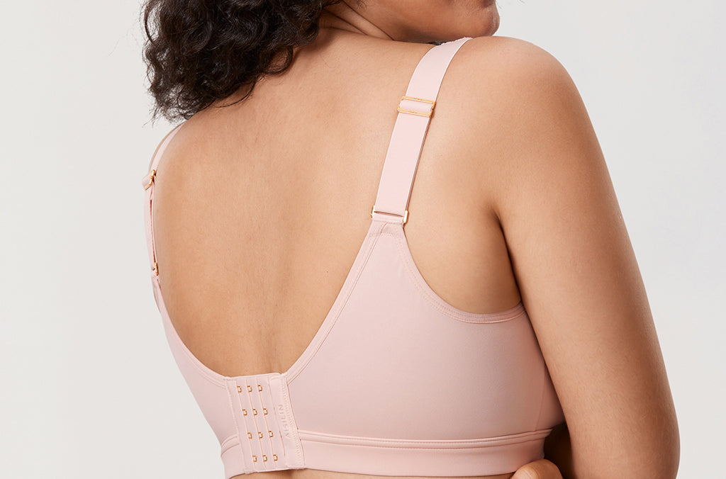 Women's Full Coverage Wireless Unlined Bra Gentle Rose