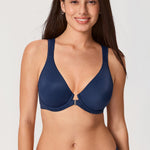 Women's Plunge Back Posture Bra Nightfall Blue @model_info:ESA1