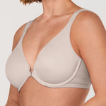 Women's Plunge Back Posture Bra Vanilla White @model_info:ES2