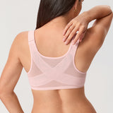 Women's Plunge Back Posture Bra Gentle Rose @model_info:ESA2