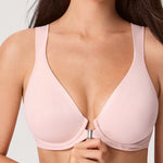 Women's Plunge Back Posture Bra Gentle Rose @model_info:ESA3