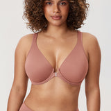 Women's Plunge Back Posture Bra Vintage Rose @model_info:V1