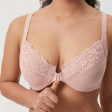 Women's Lace Front Closure Posture Bra Rose Smoked