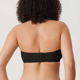 Women's Mesh Unlined Strapless Bra Brown Purple