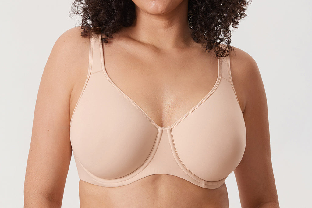 Women's Everyday Full Coverage Underwire Bra - Inbarely® Plus Beige