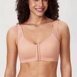 Women's Soft X-shaped Back Posture Bra Blush Beige