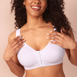 Women's Soft X-shaped Back Posture Bra White