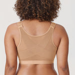 Women's X-shaped Back Posture Bra Soft Tan