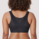 Women's X-shaped Back Posture Bra Black