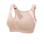 Women's X-shaped Back Posture Bra Oatmeal Heather